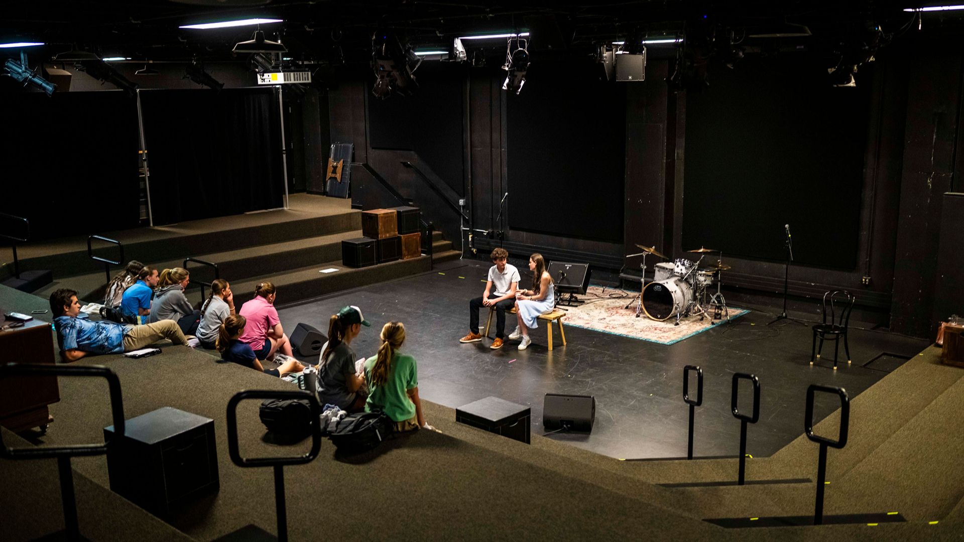 Theater in upper school.
